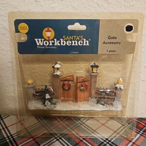 Santa's Worckbench Holiday Gate Accessory
